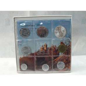 Serie completa San Marino Lire del 1975