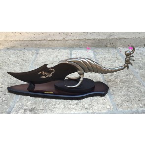 Coltello Fantasy Scorpione Silver