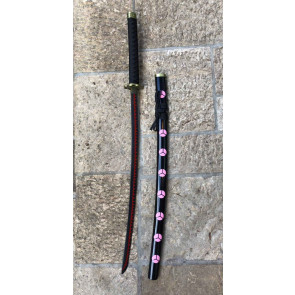 Katana con Lama Rossa di Roronoa Zoro One Piece