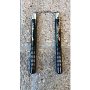 Nunchaku in Legno con Drago