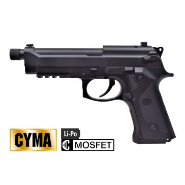 CYMA PISTOLA ELETTRICA M92 MOSFET NERA FULL METAL CM132UP