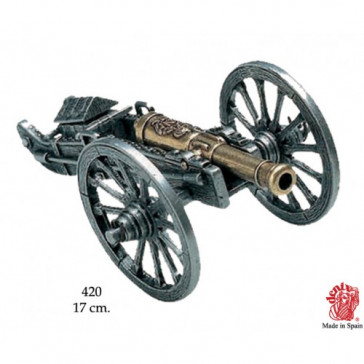 Riproduzione miniatura di Cannone Napoleonico 1806 Francia 17 cm (0420)
