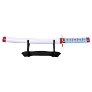 MINI KATANA ISPIRATA ALLA KATANA DI MITSURI KANROJI LAMA IN BAMBOO (ZS662MI-WD)
