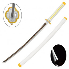 KATANA ZENITSU CON ILLUMINAZIONE LED VERSIONE BAMBOO (ZS653GDWD-LS)