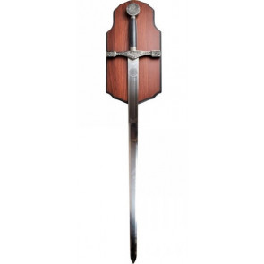 Spada Excalibur King Arthur versione nera con pannello (049C)