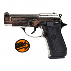 BRUNI PISTOLA A SALVE 84 CALIBRO 9MM NIKEL (BR-2700N)