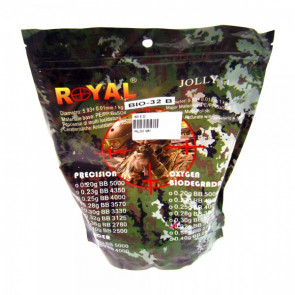 ROYAL PALLINI BIODEGRADABILI 0.32G NERI (BIO 0.32)