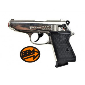 BRUNI PISTOLA A SALVE NEW POLICE CALIBRO 8MM NIKEL (BR-2000N)