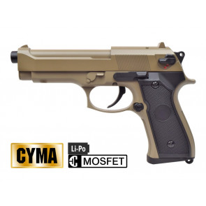 CYMA PISTOLA ELETTRICA C18 MOSFET TAN CM126UPT