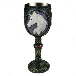 CALICE CON UNICORNO 17cm