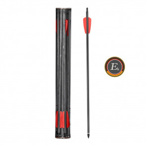 EK ARCHERY SET 10 DARDI IN CARBONIO 15 POLLICI PER R9/RX COBRA SYSTEM (D-112A)