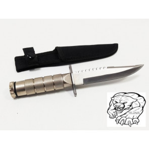 Coltello Survival Rambo + Kit Sopravvivenza silver COLFD3050