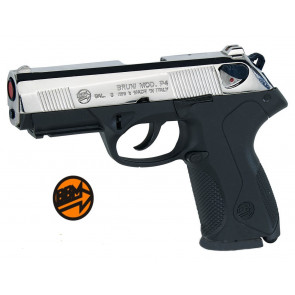 BRUNI PISTOLA A SALVE P4 CALIBRO 9MM NIKEL (BR-2601N)