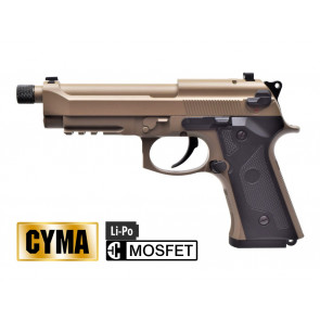 CYMA PISTOLA ELETTRICA M92 MOSFET COL/TAN FULL METAL CM132UPT