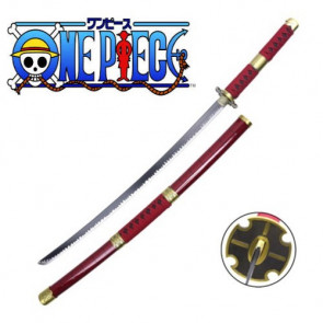 Katana SANDAI KITETSU DI RORONOA ZORO (ONE PIECE) CON LAMA IN BAMBOO (ZS513-WOOD)