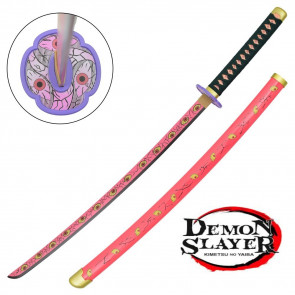 KATANA  ISPIRATA ALLA KATANA KOKUSHIBOU CON LAMA IN BAMBOO (DEMON SLAYER)