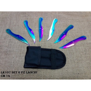 Set 6 Coltelli da Lancio COLLK107-1