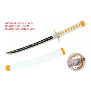 Katana Tanto Demon Slayer cm.40 c/espositore Agatsuma Zenitsu