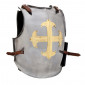 Armatura Pettorale Cavaliere Templare in acciaio regolabile
